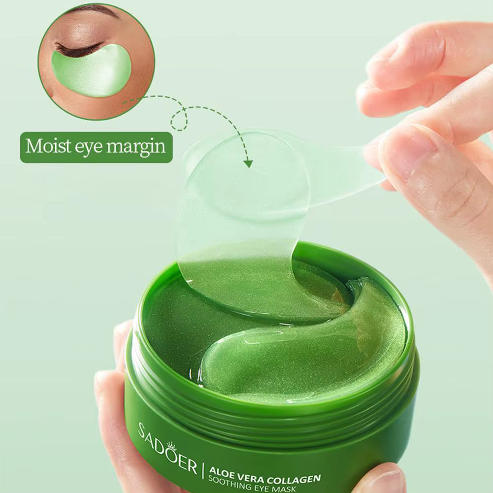 60 PATCHS ANTI-CERNES Aloe Vera Collagène — FORMULE 98% D’ORIGINE NATURELLE